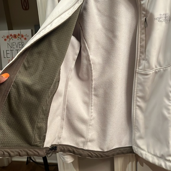 The north face apex bionic womens cream zip up jacket Medium - Picture 5 of 13